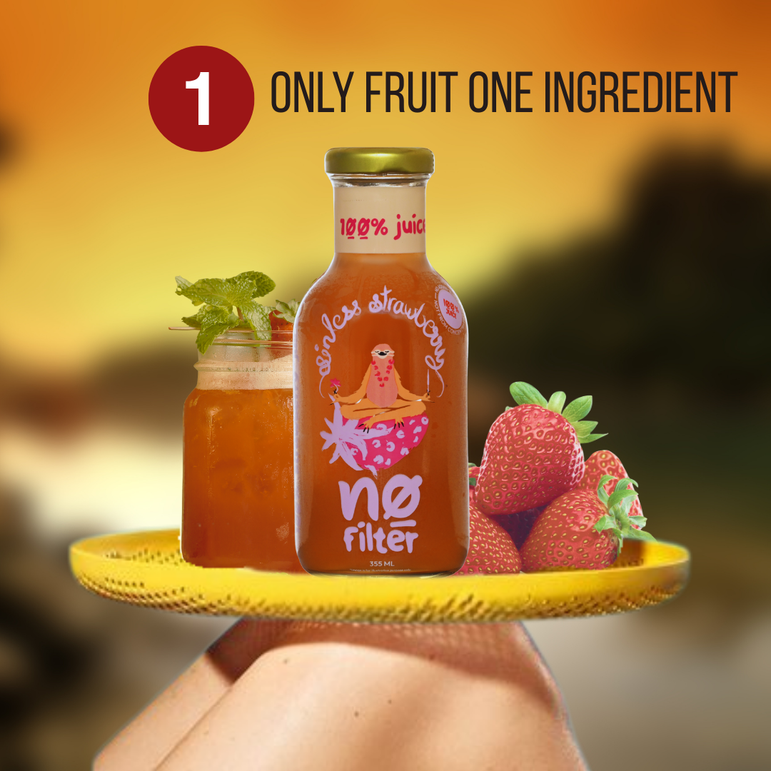 Sinless Strawberry-100% Strawberry juice