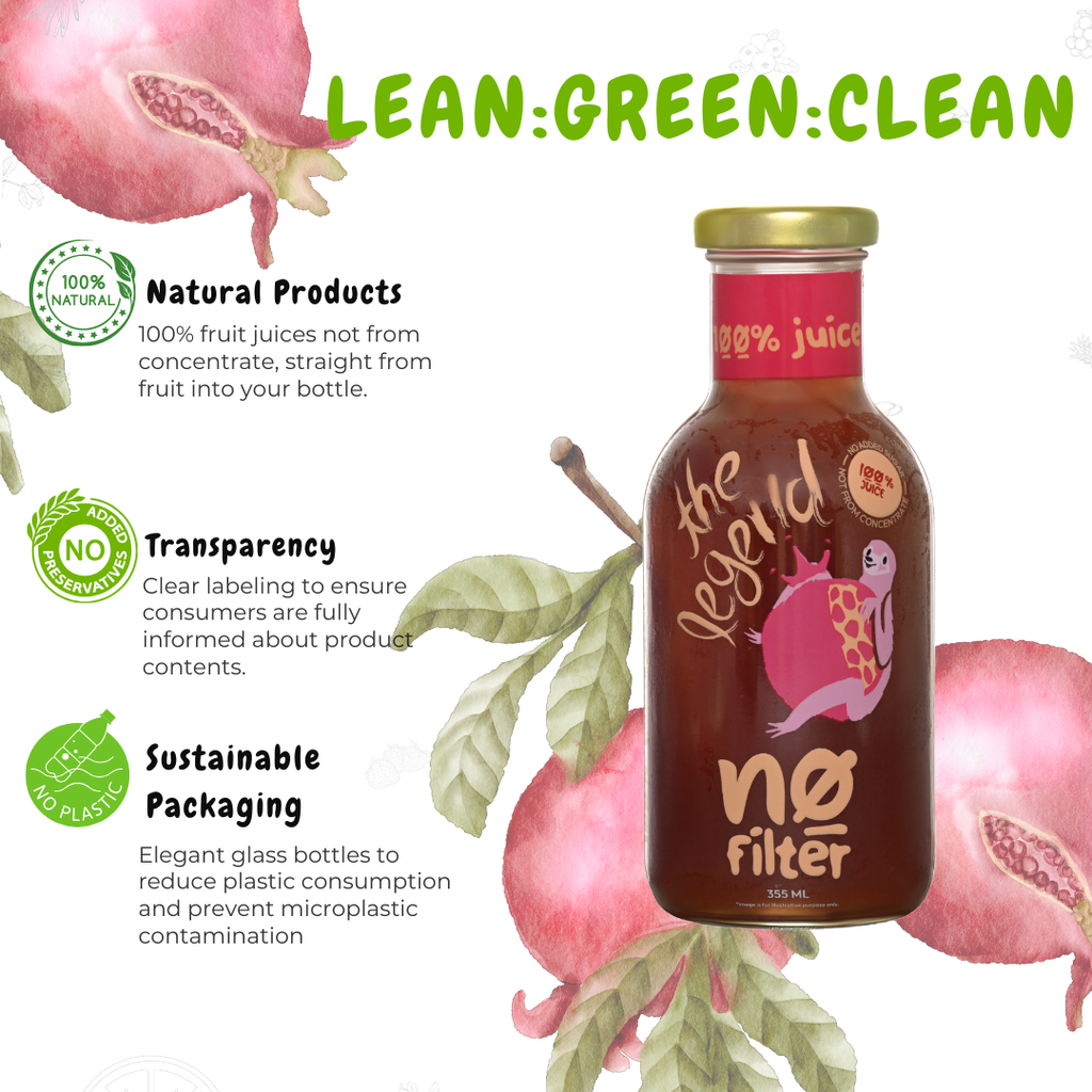 No Filter Pomegranate: The Legend 100% Pomegranate Juice