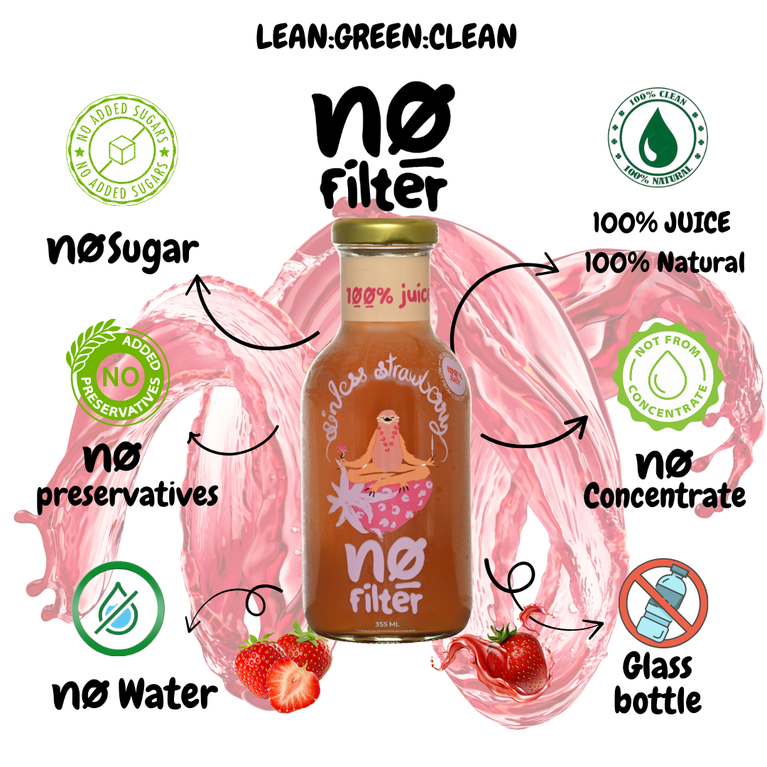 Sinless Strawberry-100% Strawberry juice