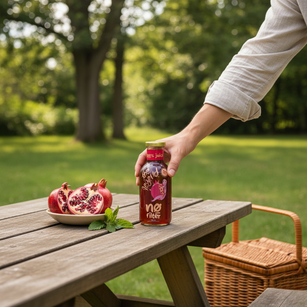 No Filter Pomegranate: The Legend 100% Pomegranate Juice