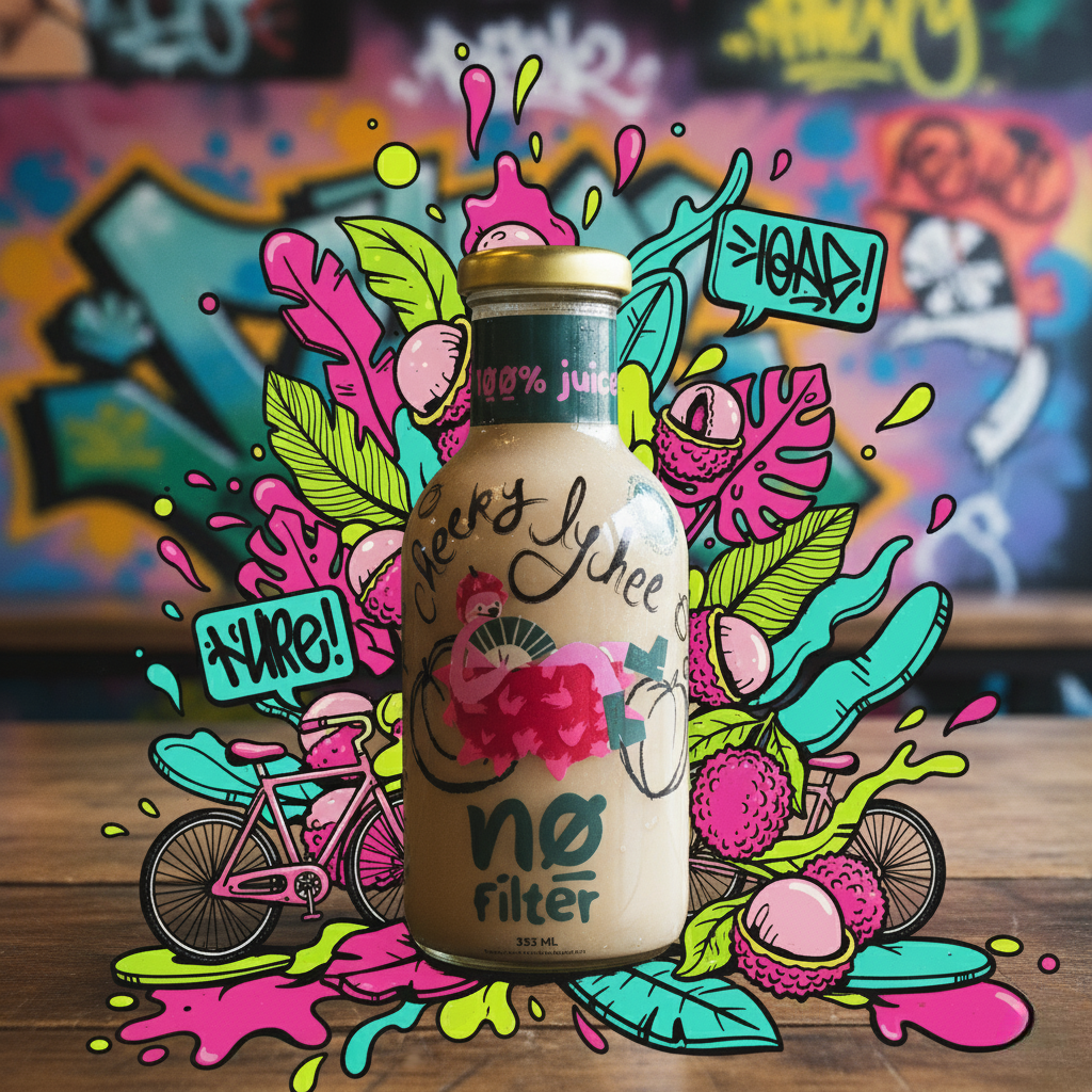 No Filter Lychee Juice: Cheeky Lychee 100% Lychee Juice