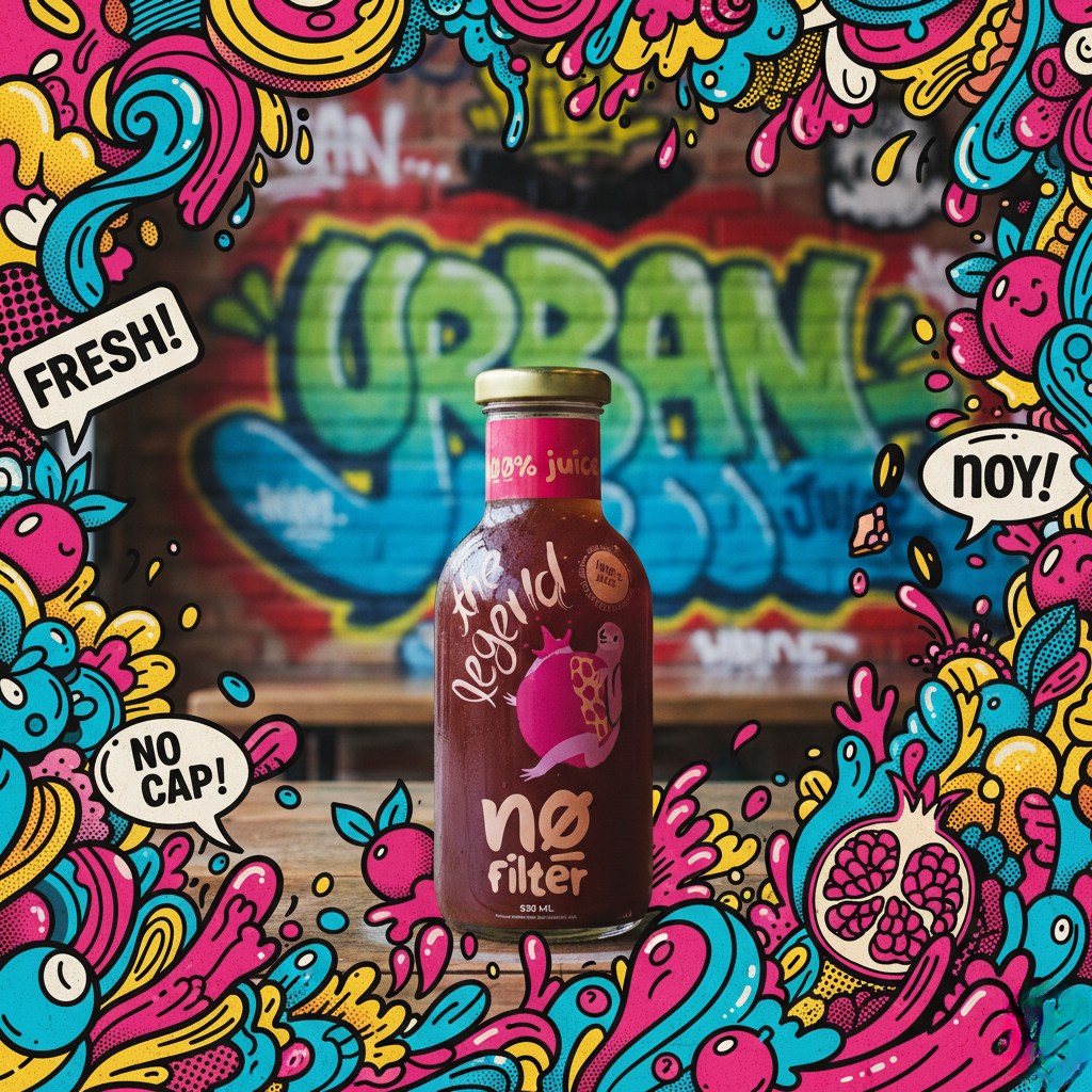 No Filter Pomegranate: The Legend 100% Pomegranate Juice