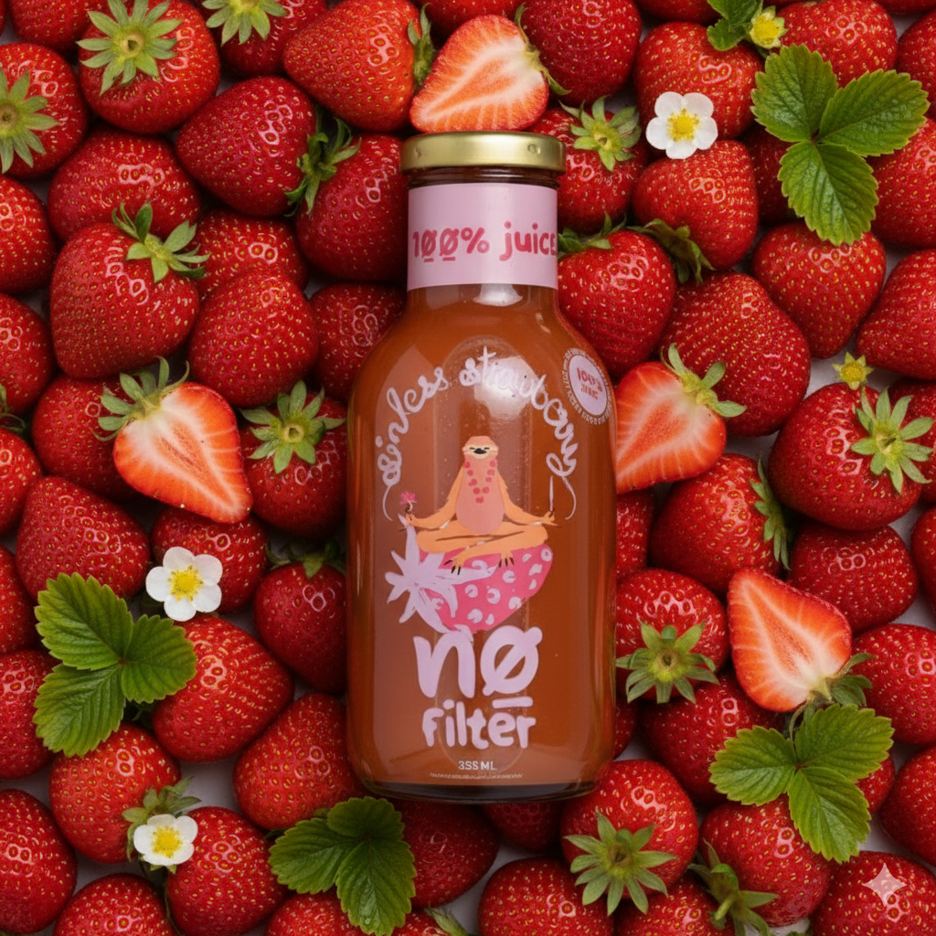SINLESS STRAWBERRY 100% Juice