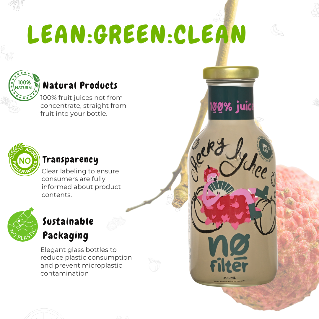No Filter Lychee Juice: Cheeky Lychee 100% Lychee Juice