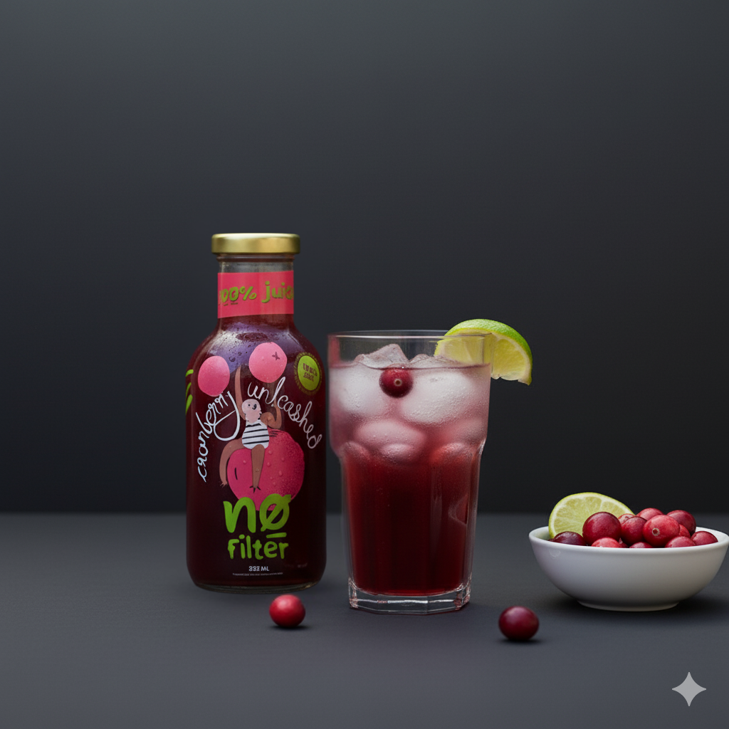 No Filter Cranberry Juice: Unleashed Cranberry 100% Cranberry Juice