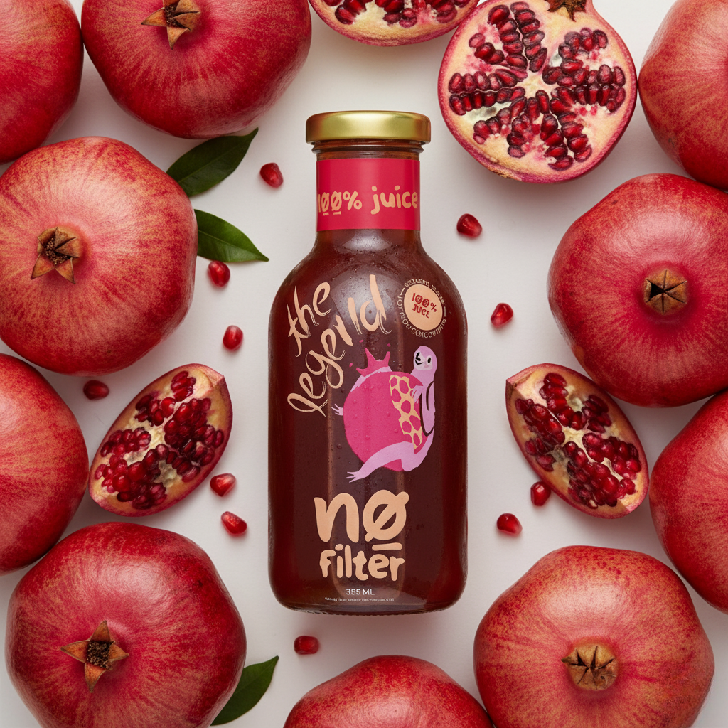 No Filter Pomegranate: The Legend 100% Pomegranate Juice