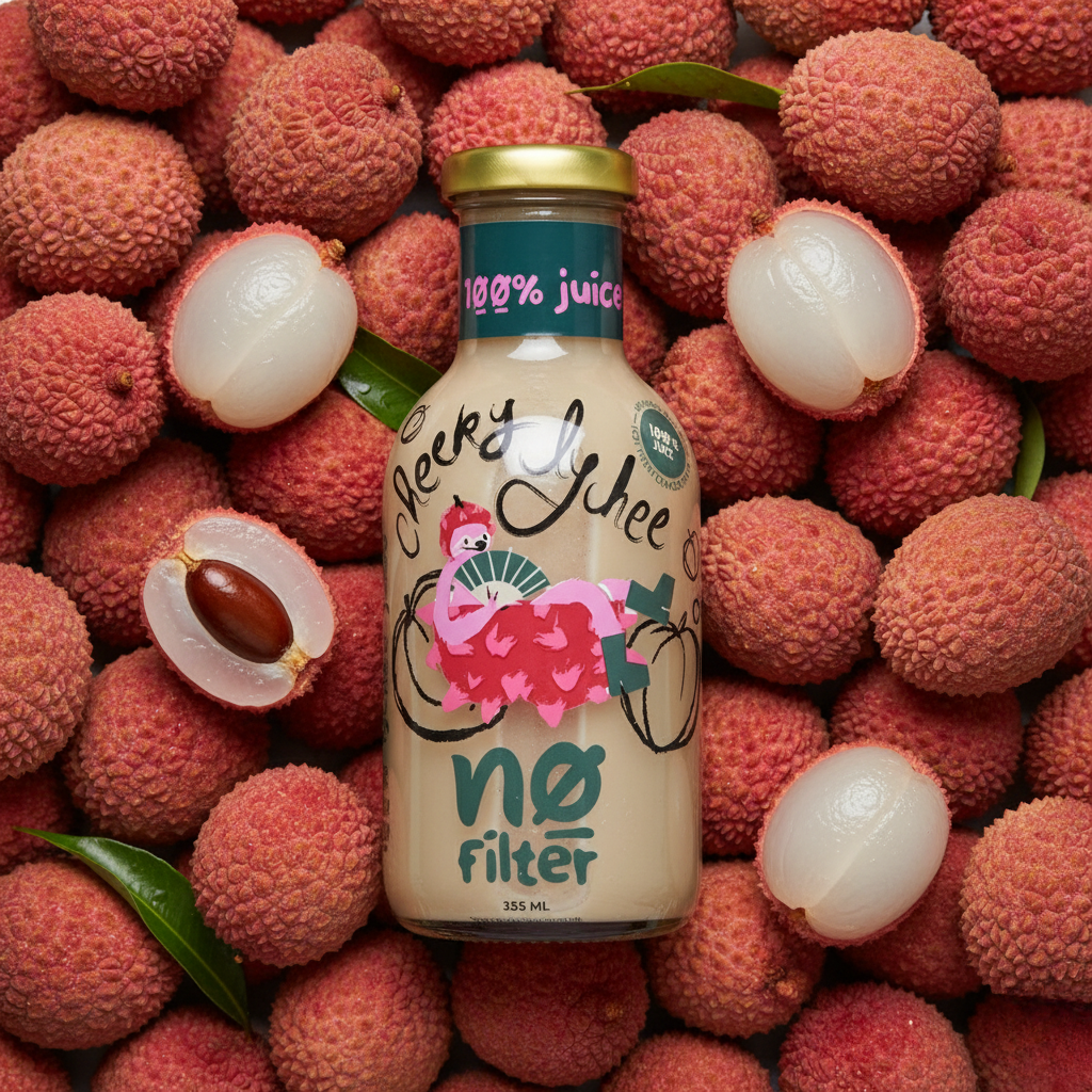 No Filter Lychee Juice: Cheeky Lychee 100% Lychee Juice