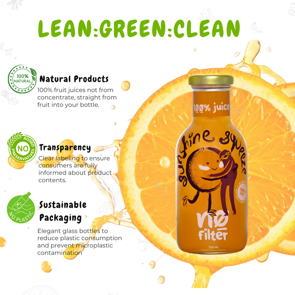 No Filter Orange Juice: Sunshine Squeez 100% Juice