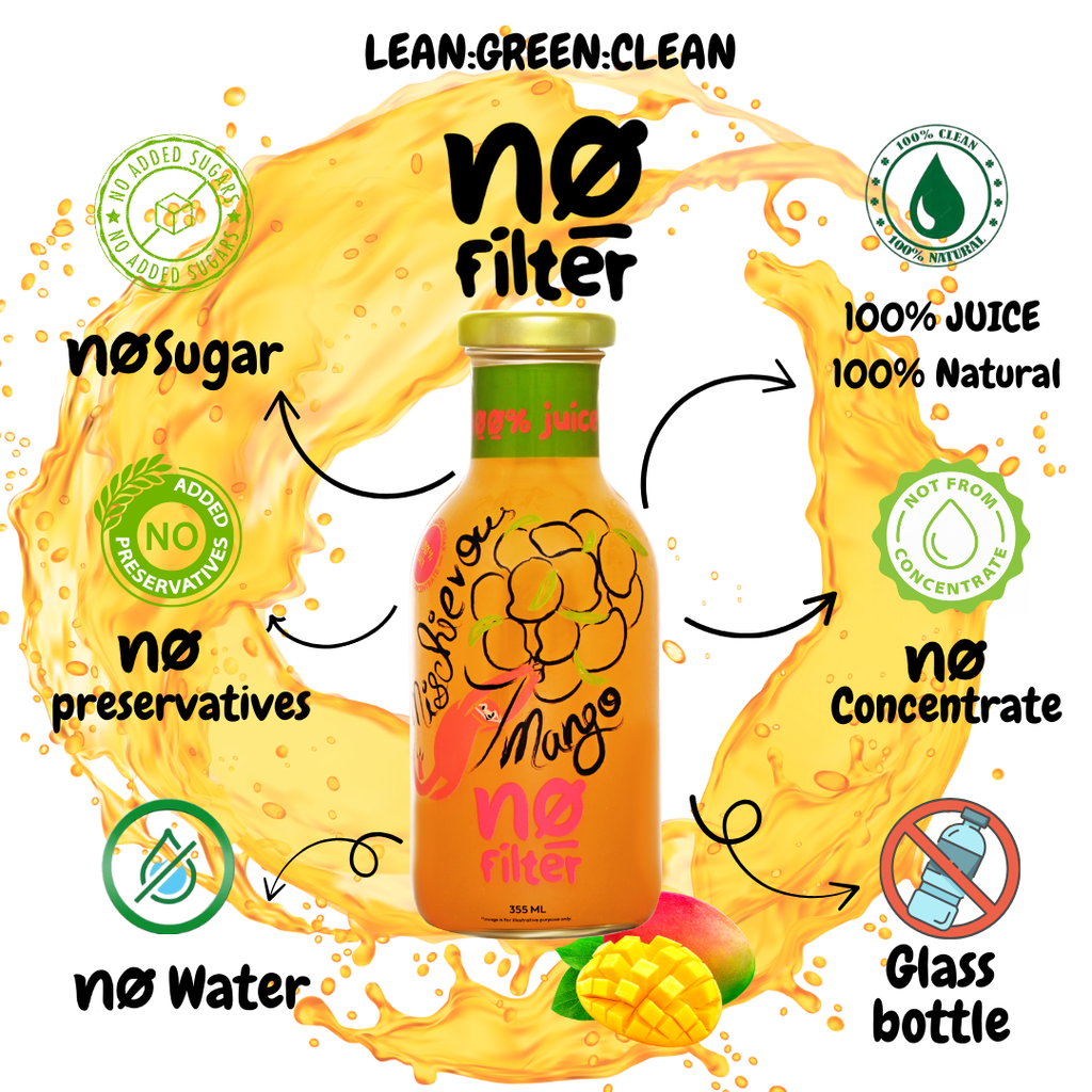 No Filter Mango Juice: Mischievous Mango 100% Mango Juice