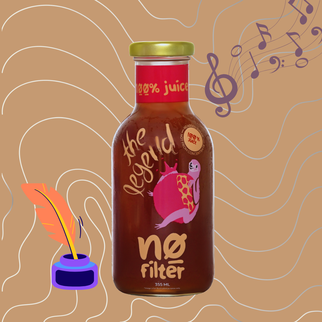No Filter Pomegranate: The Legend 100% Pomegranate Juice