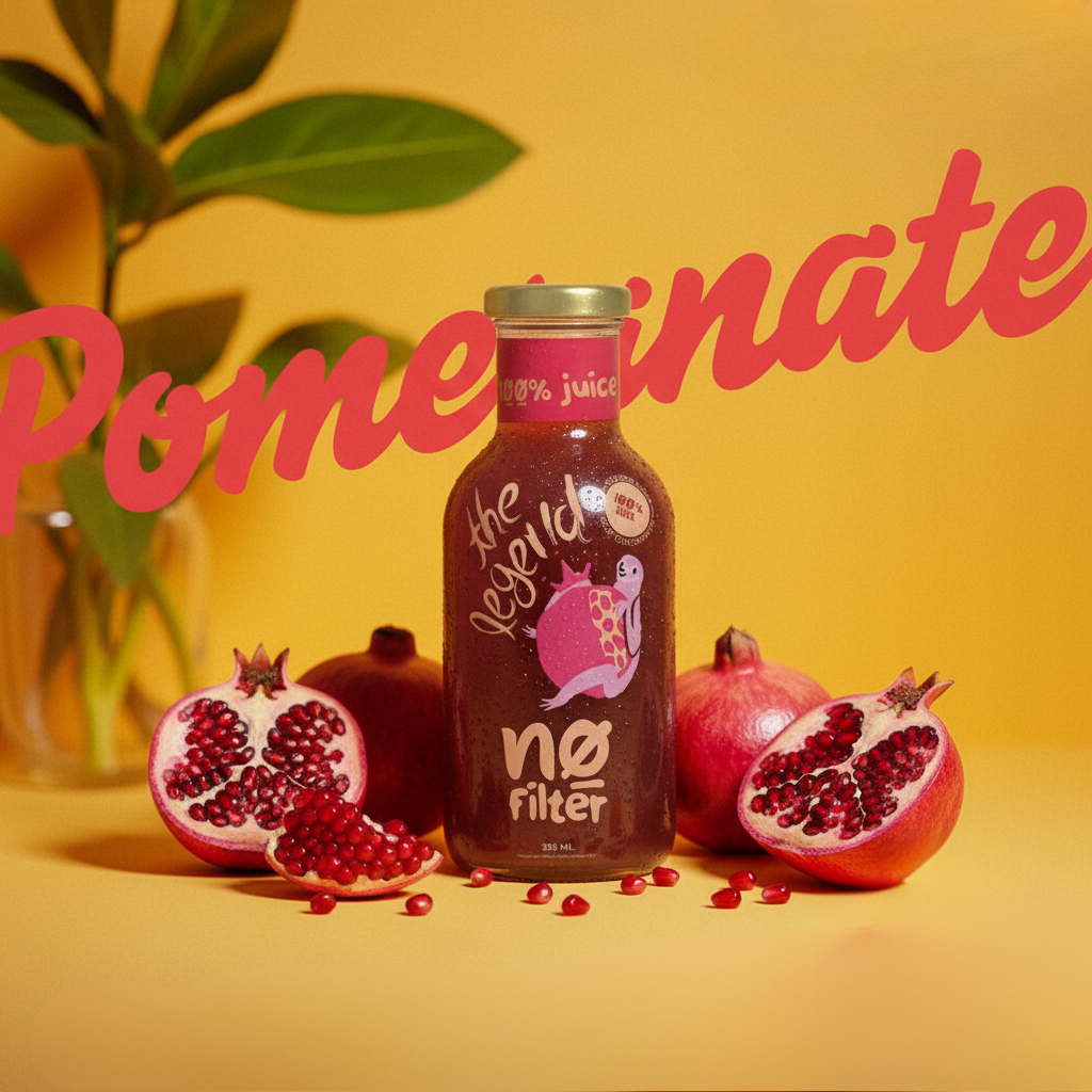 No Filter Pomegranate: The Legend 100% Pomegranate Juice