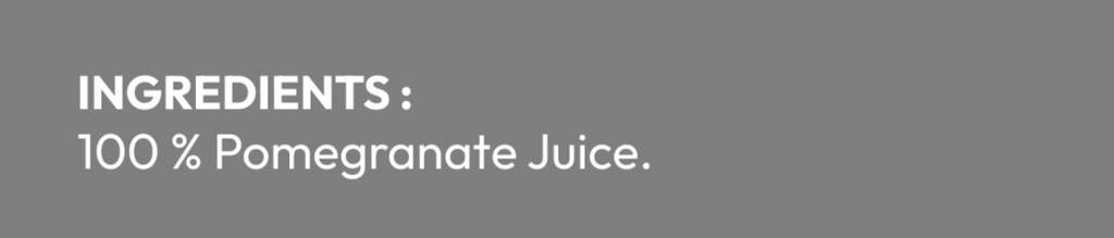 No Filter Pomegranate: The Legend 100% Pomegranate Juice