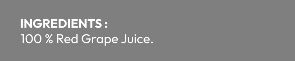 No Filter Red Grape Juice: Red Grape Rumour 100% Red Grape Juice